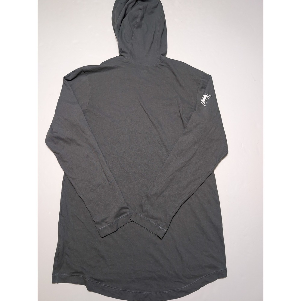 NIKE UCF Knights Long Sleeve‎ Hoodie Shirt Big 12 Script Logo Gray Men's Small S - Picture 8 of 8